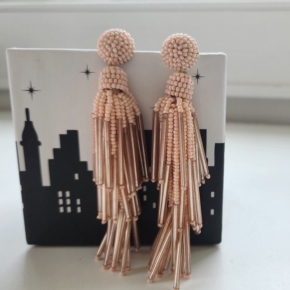 Beaded summer earrings